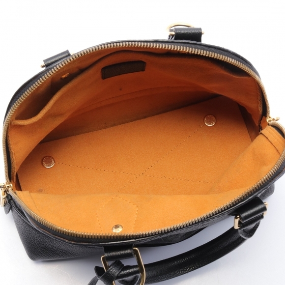 Louis Vuitton Alma BB Monogram Noir Handbag Black 2way - Picture 2 of 6